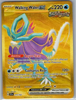 Walking Wake ex 215/162 SV05: Temporal Forces - Pokemon Card - NM - Image 1