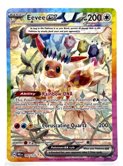 Eevee ex 167/131 Pokemon Card Prismatic Evolutions Special Illustration Rare - Image 1