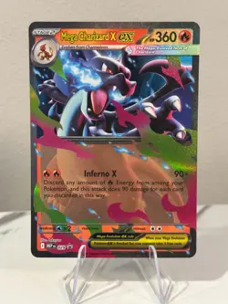 Mega Charizard X ex MEP 029 Black Star Promo - Image 1