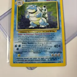 Blastoise 2/102 Base Set Holo Rare Spanish Unlimited Pokemon - Light Play - Image 3