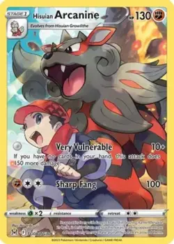 1x Hisuian Arcanine - TG08/TG30 - Lost Origin Trainer Gallery NM-Mint Pokemon SW - Image 1