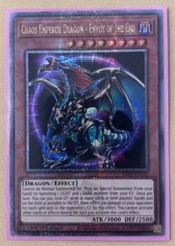 Chaos Emperor Dragon - Envoy of the End RA03-EN133 Quarter Century Secret 1st Ed - Image 1