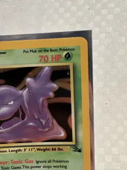 MUK HOLO Rare # 13/62 | FOSSIL SET | Pokemon Vintage Card Mint Condition - Image 4