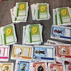 Mario Party E-Reader Cards Lot Of 96 With Play Mat - Image 2
