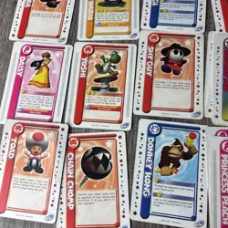 Mario Party E-Reader Cards Lot Of 96 With Play Mat - Image 3