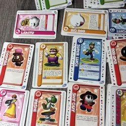 Mario Party E-Reader Cards Lot Of 96 With Play Mat - Image 4