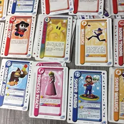 Mario Party E-Reader Cards Lot Of 96 With Play Mat - Image 5