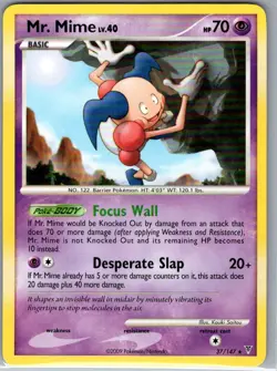 Mr. Mime 37/147 Non Holo Supreme Victors - Pokemon Card - NM - Image 1