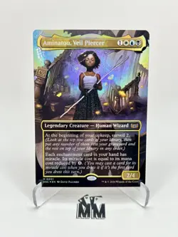Aminatou, Veil Piercer - Foil - Borderless M MTG Commander: Duskmourn 0001 - Image 1