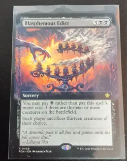 Blasphemous Edict (Extended Art) Foundations Regular - Image 1
