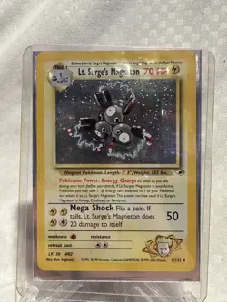 2000 Pokemon Gym Heroes Lt. Surge's Magneton Holo #8/132 Mint Condition - Image 1