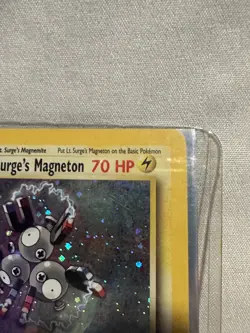 2000 Pokemon Gym Heroes Lt. Surge's Magneton Holo #8/132 Mint Condition - Image 2