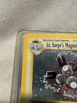 2000 Pokemon Gym Heroes Lt. Surge's Magneton Holo #8/132 Mint Condition - Image 3