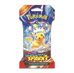 Pokemon TCG: Surging Sparks Sleeved Booster Pack - New - Pikachu Art Variant - Image 1