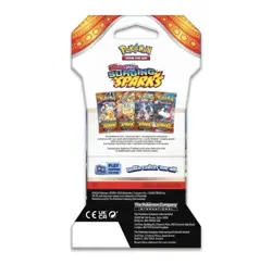 Pokemon TCG: Surging Sparks Sleeved Booster Pack - New - Pikachu Art Variant - Image 2