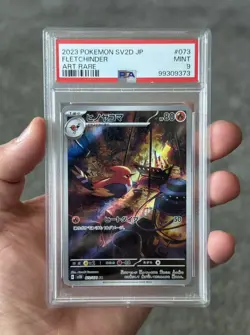 Pokemon Fletchinder 073/071 Art Rare Clay Burst PSA 9 - Image 3