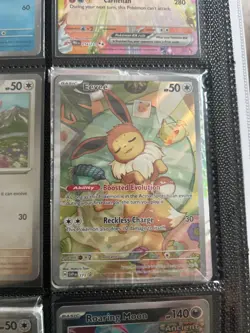 3no. Pokemon Prismatic Evolutions - Eve Promo sealed from Elite trainer box - Image 3