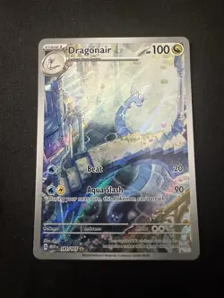 POKEMON TCG - DRAGONAIR 181/165 SV: SCARLET & VIOLET 151 HOLO ILLUSTRATION RARE - Image 1