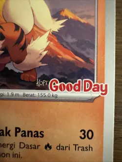 NM Arcanine 145/SV-P | Pokemon Good Day Stamped Promo Indonesian [US SELLER] - Image 4