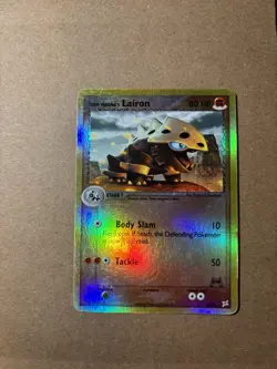 Pokemon Team Magma's Lairon 20/95 Team Magma vs Team Aqua Reverse Holo Rare - Image 2