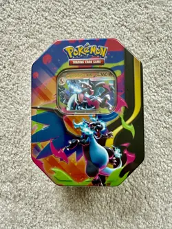 Pokemon TCG Mega Charizard X ex Tin | Brand New & Sealed | FREE Delivery ✅ 🔥 - Image 1