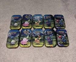 10x Pokemon TCG Ascended Heroes Mini Tins in Unsealed Display Case - BRAND NEW ✅ - Image 2
