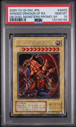 Yugioh G4 Winged Dragon Of Ra Psa10 Gem Mint - Image 1