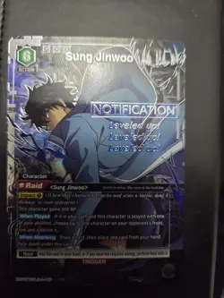 Union Arena Solo Leveling Sung Jinwoo UE07-049 SR* Alt Art - Image 1