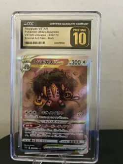 CGC 10 Pristine Regigigas VSTAR 233/172 SAR VSTAR Universe s12a Pokemon Card - Image 1