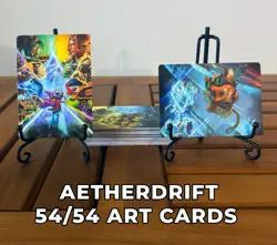 Aetherdrift MTG Art Cards – Complete 54-Card Set (No Stamp) - Image 1
