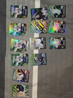 Naruto 1. Edition Mythos TCG Holo Team 8 Cards - Image 1