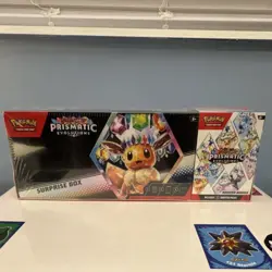 Pokemon Prismatic Evolutions 2-Pack Booster Box Promo Cards Eevee - Image 1