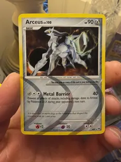Arceus Lv. 100 AR9 Platinum Holo Rare Pokemon Card TCG - Image 1
