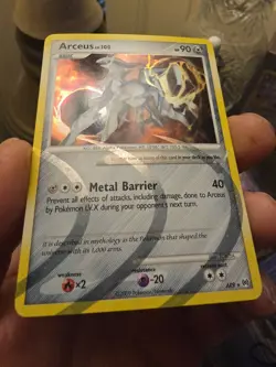 Arceus Lv. 100 AR9 Platinum Holo Rare Pokemon Card TCG - Image 2