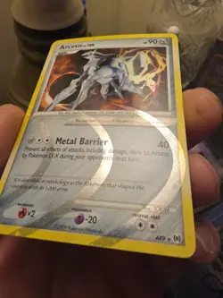 Arceus Lv. 100 AR9 Platinum Holo Rare Pokemon Card TCG - Image 3