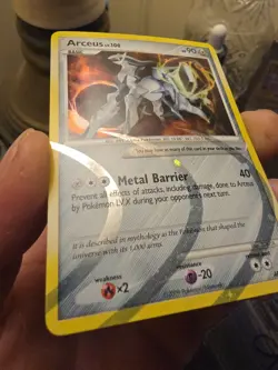 Arceus Lv. 100 AR9 Platinum Holo Rare Pokemon Card TCG - Image 4