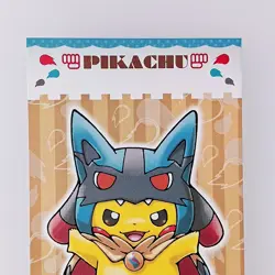 Pikachu with Mega Lucario Poncho Pokemon Center Business Card From Japan - Image 3