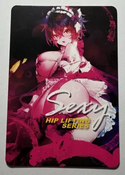 SEXY HEROINE WAIFU Busty Cat Girl ACG PREMIUM HOLOFOIL CARD NM - Image 2