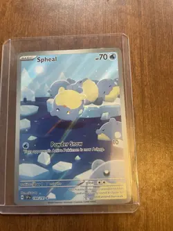 Pokemon TCG Spheal Card 199/191 IR Sv08: Surging Sparks 2024 NM Condition - Image 1