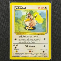 Farfetch'd - 27/102 - Uncommon - Base Set - Pokemon Card - LP - Image 1