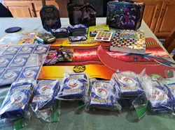 Huge Pokemon Card Lot Bundle 500+ Cards Tins Sleeves Binder Extras Bulk Collect - Image 1