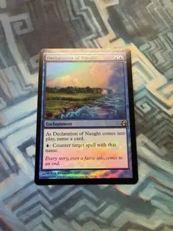 MTG Foil Declaration of Naught EX/LP+ Morningtide - Image 1