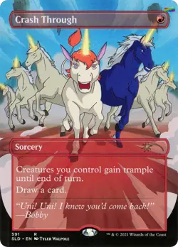 Crash Through [SLD - 591] - NM [Foil] TCG MTG - Image 1