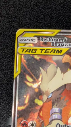 Pokemon TCG Reshiram Charizard GX Black Star SM201 LP-NM - Image 3