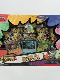 Pokemon TCG: Ascended Heroes First Partners Deluxe Pin Collection ✅ New & Sealed - Image 3