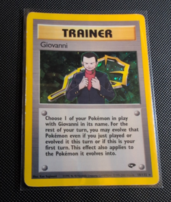 Giovanni 18/132 - Gym Challenge Unlimited Holo Rare Pokemon TCG NM - Image 1