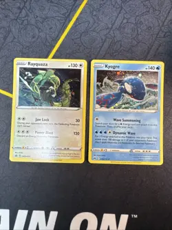 Rayquaza SWSH029 Holo Sword & Shield Black Star Promo Kyogre Holo Pokemon - Image 1