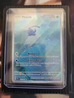 Phione - 175/167 Illustration Rare SV06: Twilight Masquerade Pokemon TCG NM - Image 1
