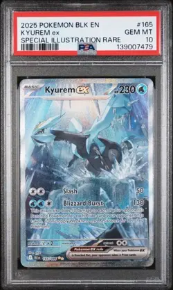 Kyurem Ex Black Bolt 165/086 SIR PSA 10 GEM MINT Pokemon CCG English - Image 1