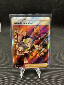 Pokemon TCG SWSH Crown Zenith Friends in Sinnoh 149/159 Full Art Trainer NM! - Image 1